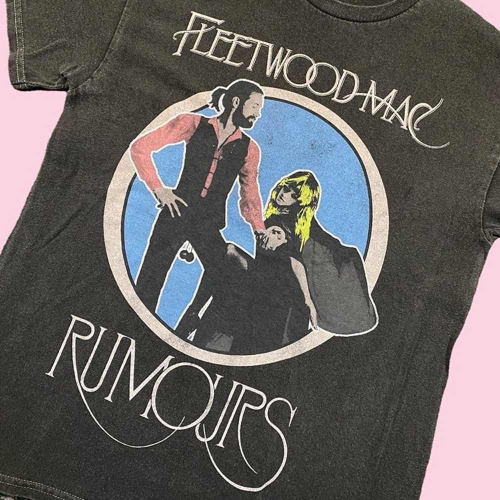 Fleetwood Mac Rumours Album Poster Rock Band Tee M - image 4