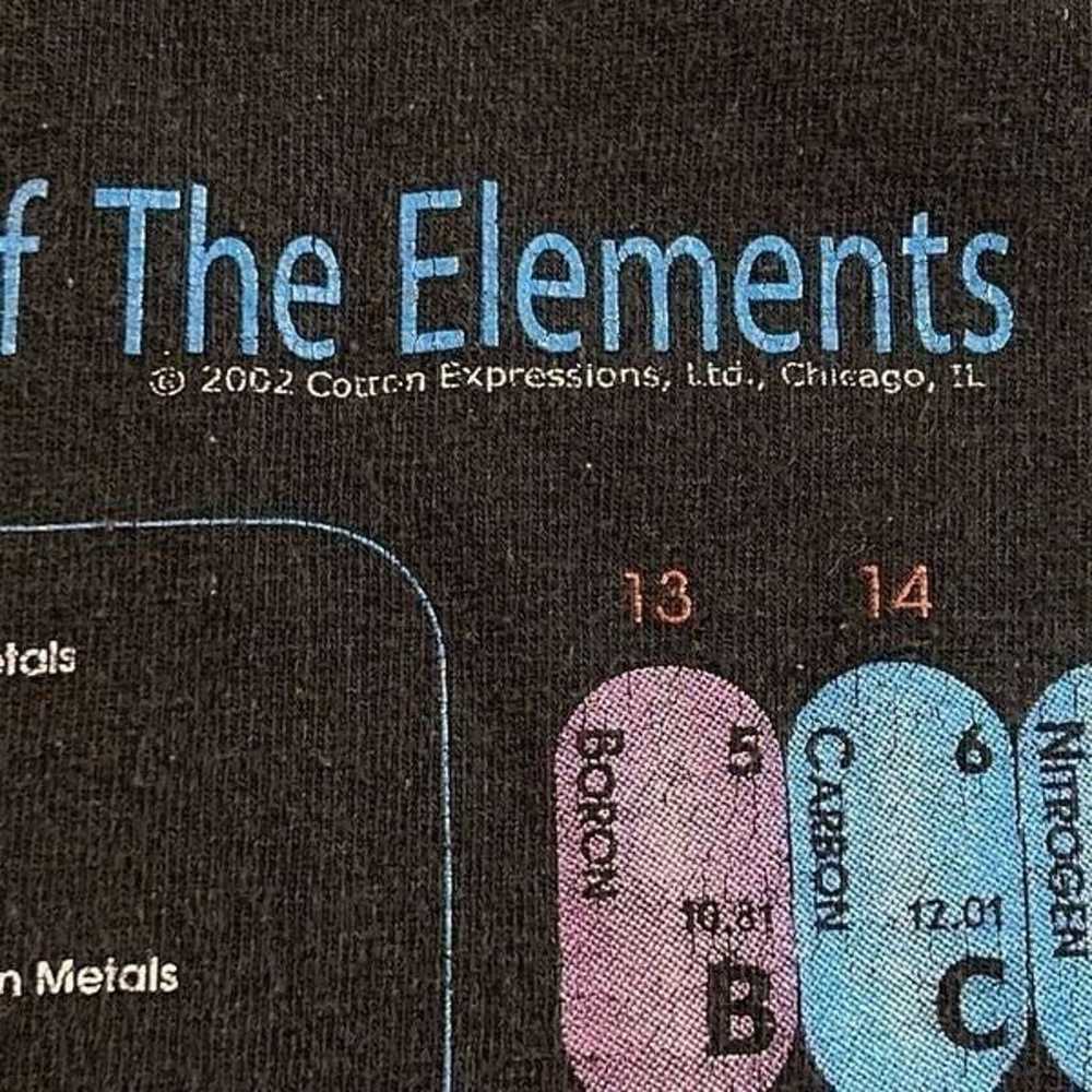 Vintage Y2K Periodic Table Of Elements Tee - image 3