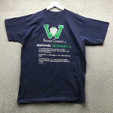 Vintage 1994 Waterloo Diamonds T-Shirt Men's XL S… - image 1