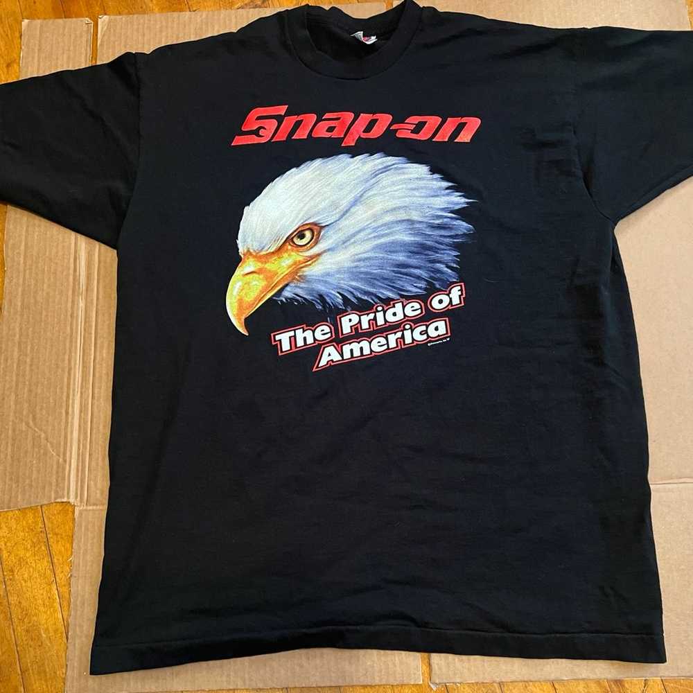 Vintage Snap-On Tool The Pride Of America Shirt E… - image 1