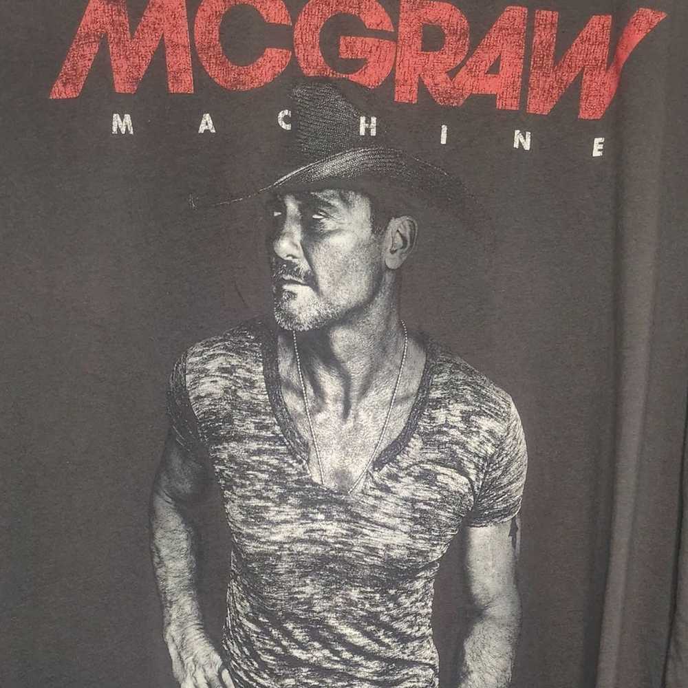 XL Tim McGraw Machine Long Sleeve T-Shirt Hits 20… - image 2
