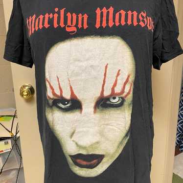 Marilyn Manson Vintage 90s Band T-shirt (XL, Read… - image 1
