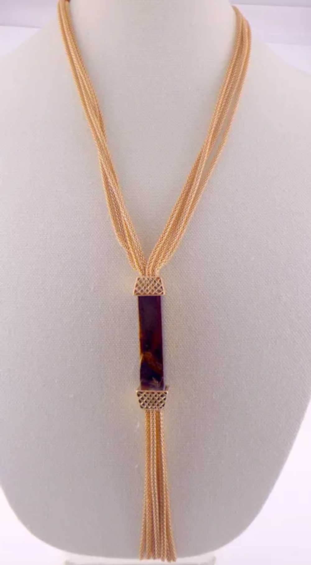 A Tigereye Necklace by Steve Madden - image 2