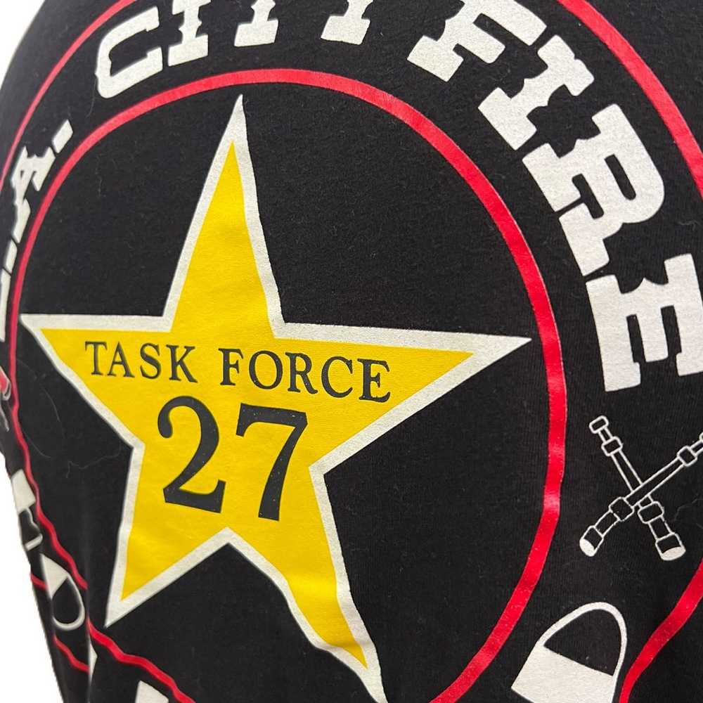 Vintage LA City Fire Hollywood Task Force 27 T-Sh… - image 7