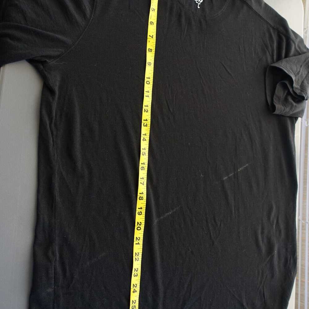 Ibex Men's M 100% Merino T shirt, Black - image 12