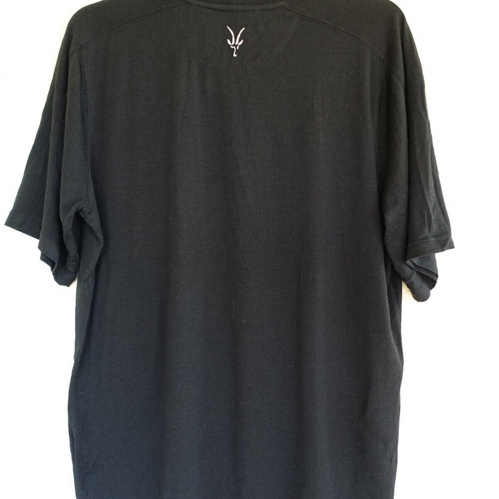 Ibex Men's M 100% Merino T shirt, Black - image 2