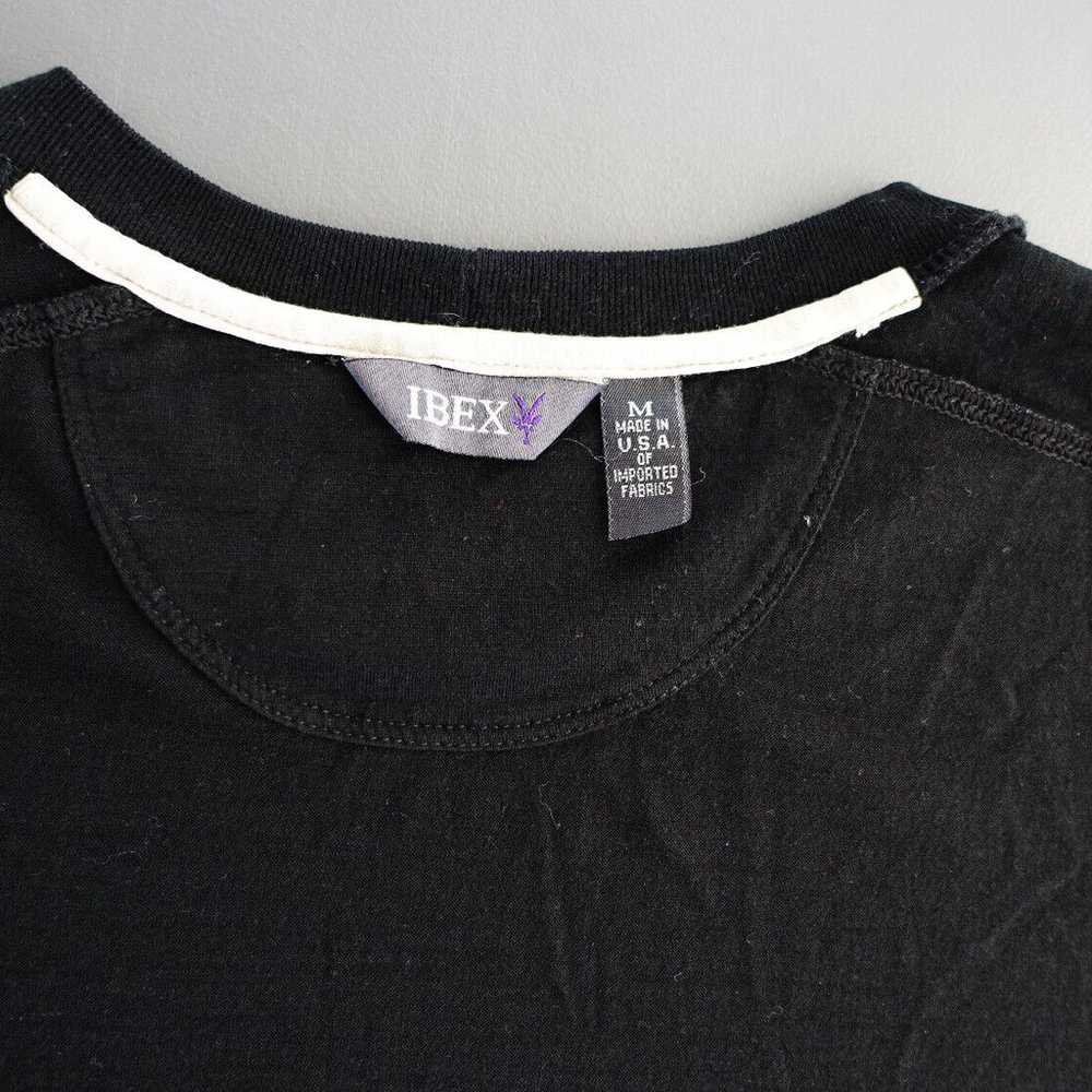 Ibex Men's M 100% Merino T shirt, Black - image 8