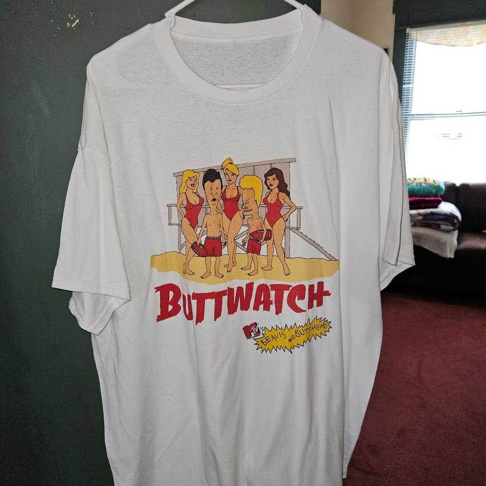 Beavis And Butthead XL T Shirt Lot Of 2 - image 2
