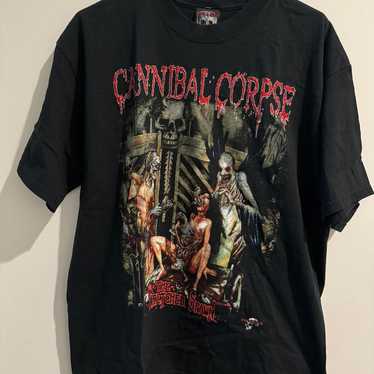 VTG Y2K Cannibal Corpse Band Metal Shirt Rock Men… - image 1