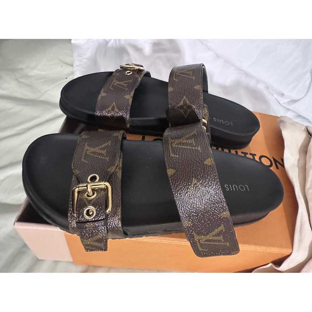 Louis Vuitton Bom Dia leather sandal - image 2