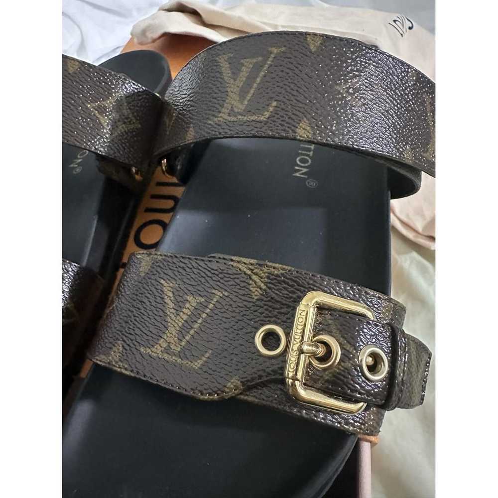Louis Vuitton Bom Dia leather sandal - image 3