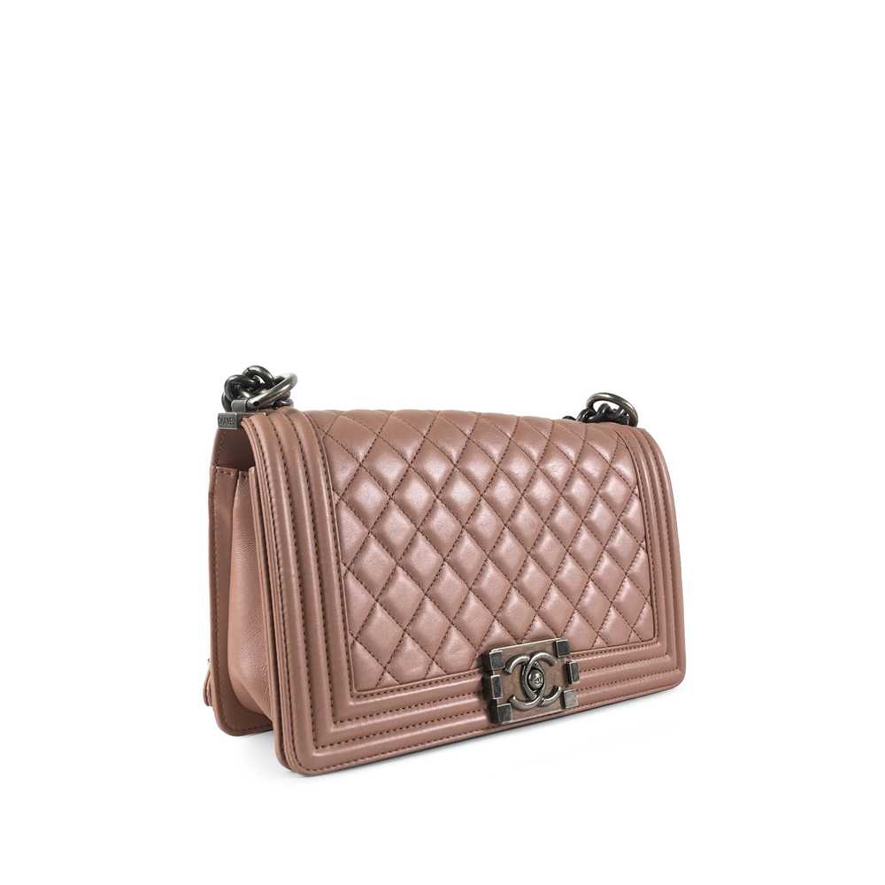 Product Details Chanel Pink Medium Lambskin Boy B… - image 2