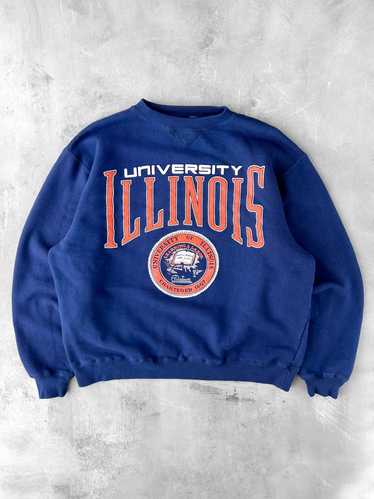 University of Illinois Sweatshirt 90's - Large