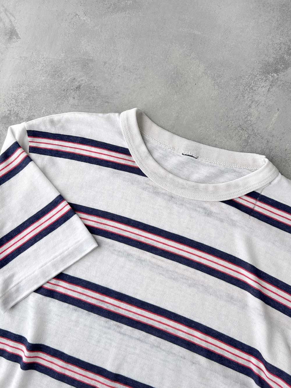 Striped T-Shirt 80's - Medium - image 2
