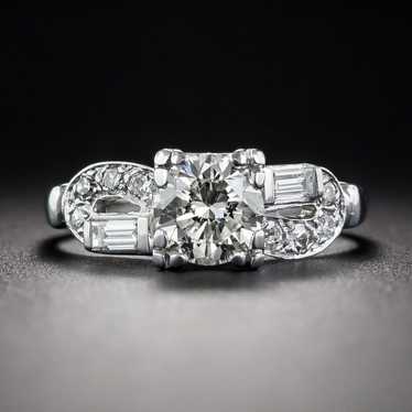 Art Deco .90 Carat Diamond Engagement Ring