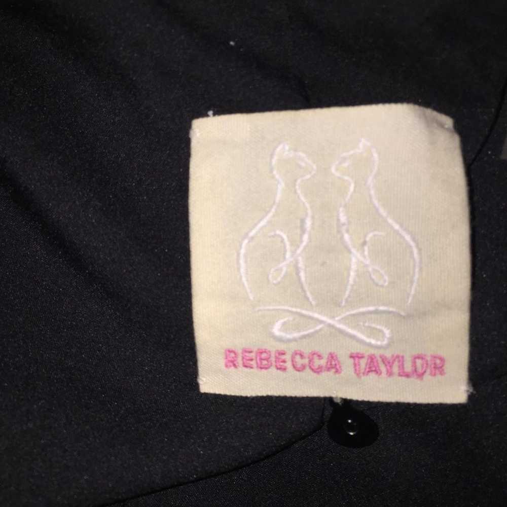 Rebecca Taylor Women's White and Black Jacket - image 4