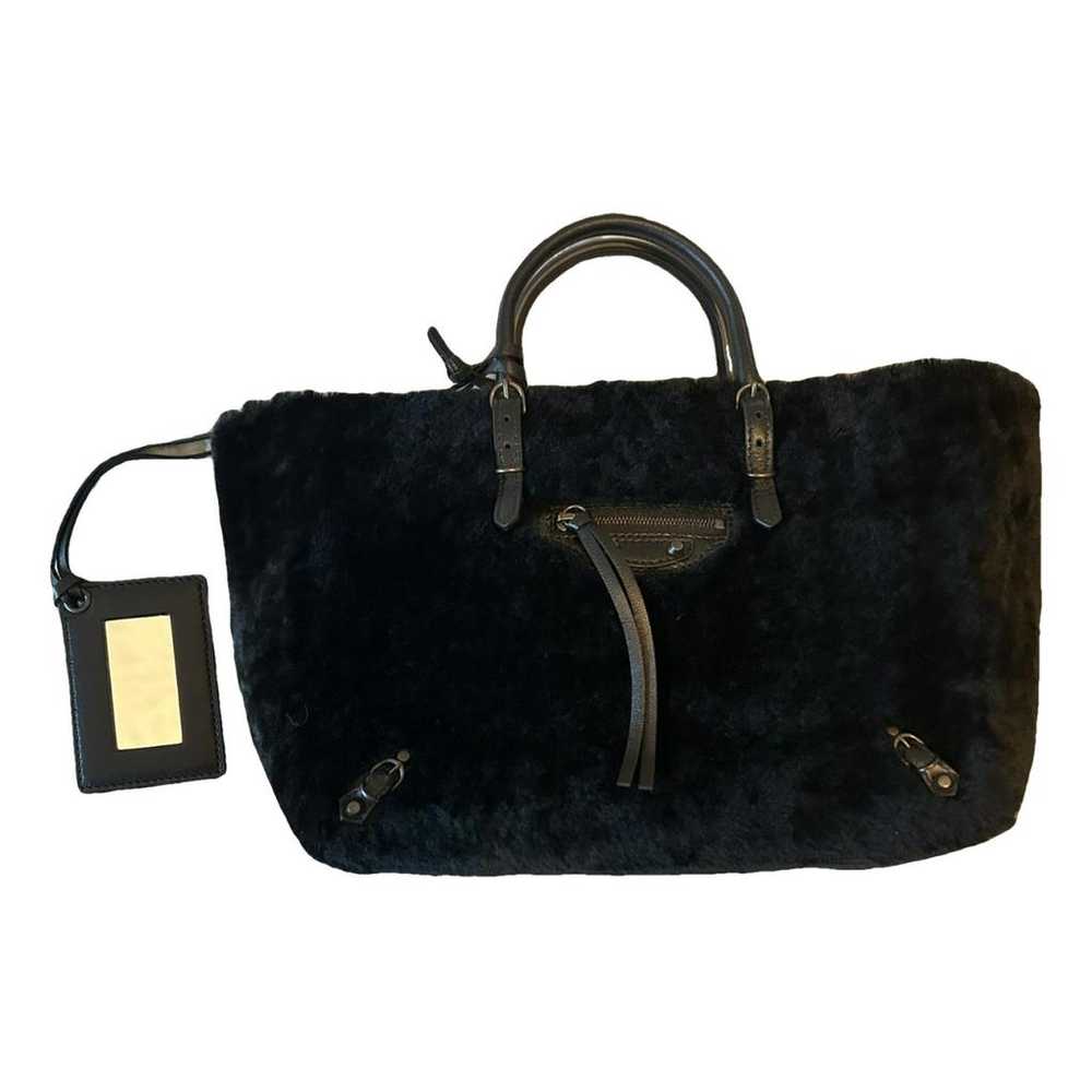 Balenciaga Papier pony-style calfskin handbag - image 1