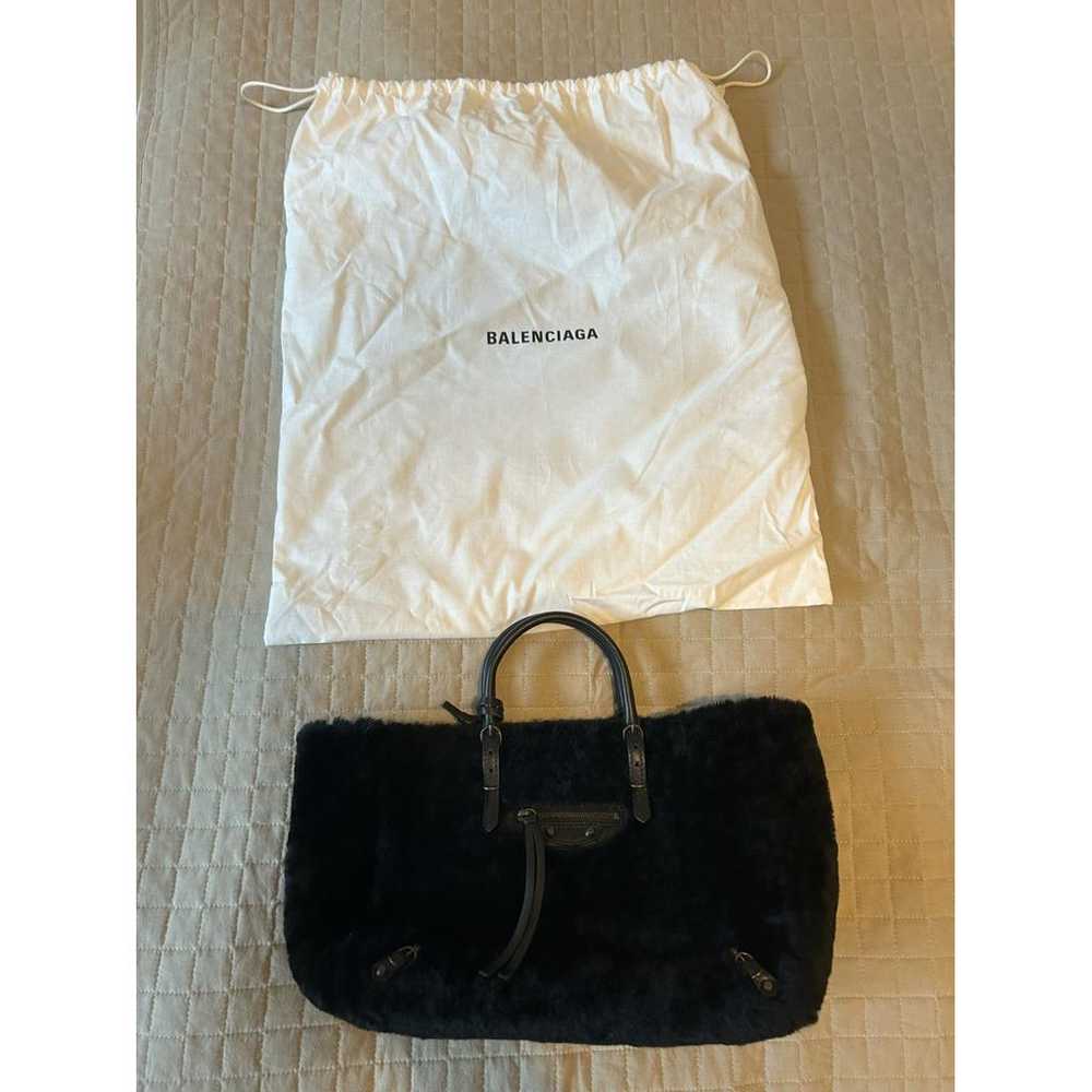 Balenciaga Papier pony-style calfskin handbag - image 6