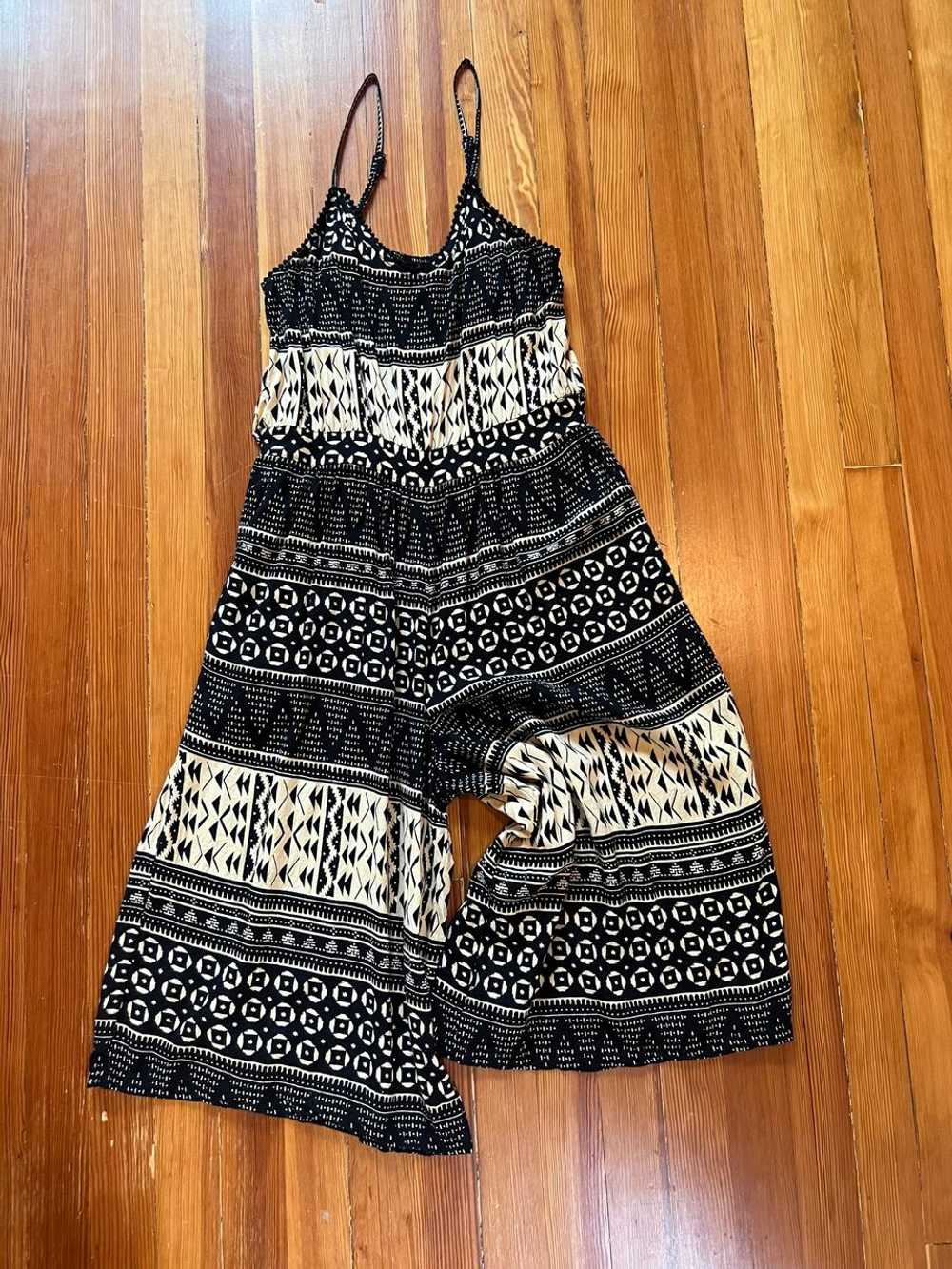 Angie Multi Print Cropped Romper (S) | Used,… - image 1