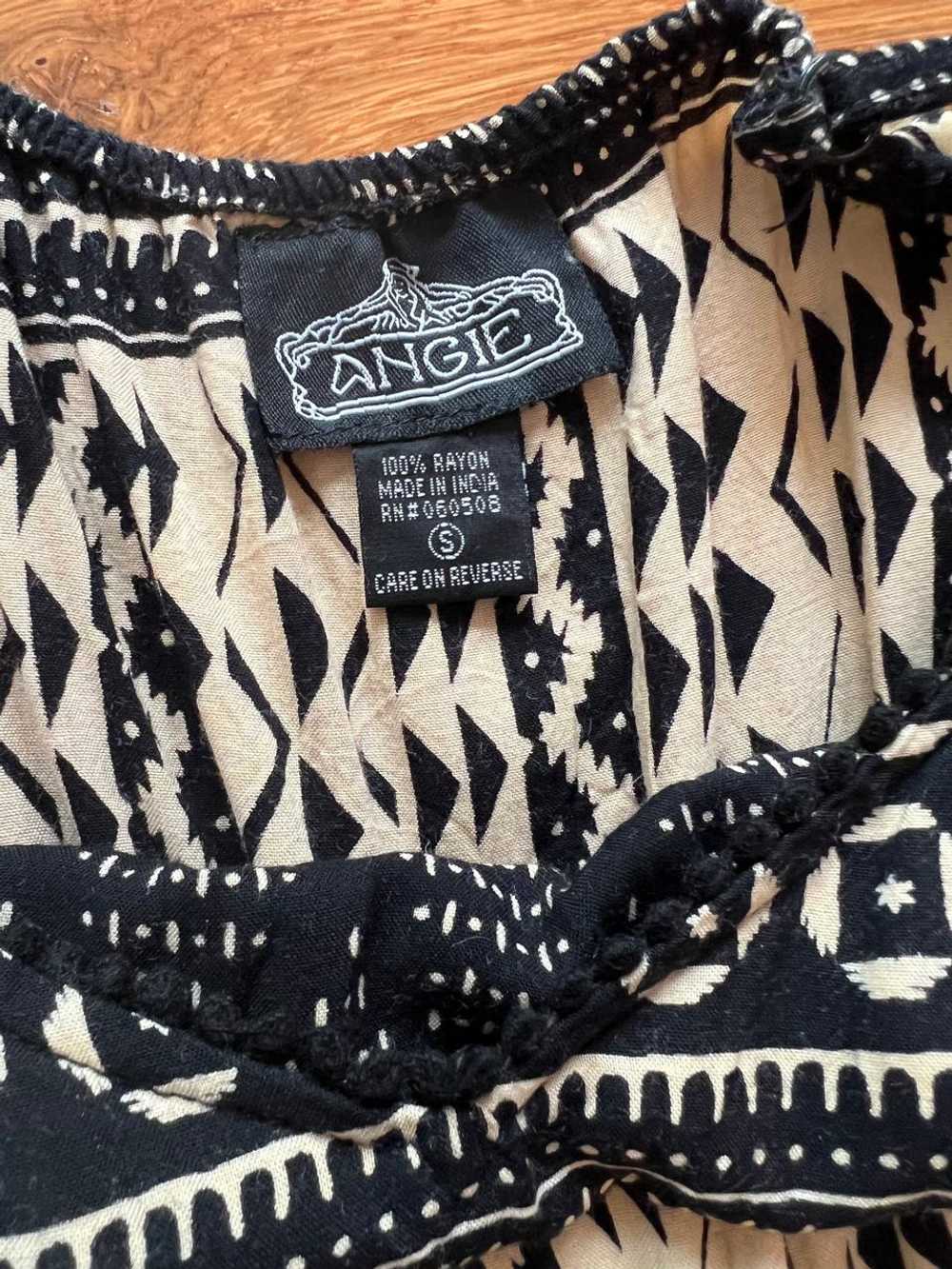 Angie Multi Print Cropped Romper (S) | Used,… - image 3