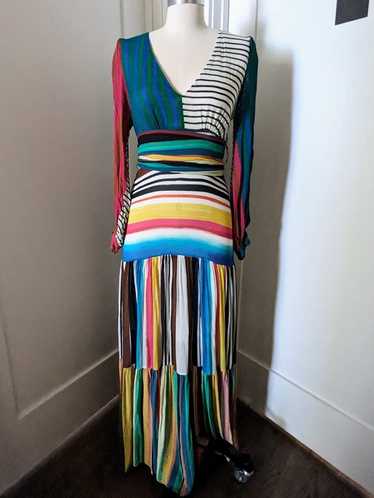 Farm Rio Thalita Striped Maxi Dress (S) | Used,… - image 1
