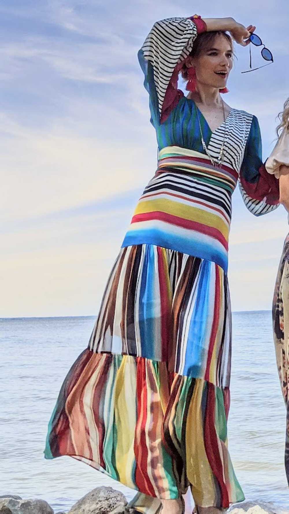 Farm Rio Thalita Striped Maxi Dress (S) | Used,… - image 5