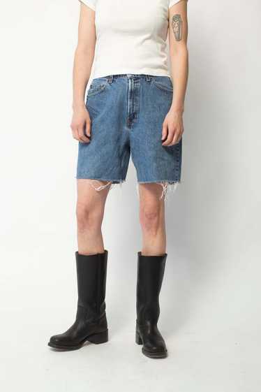Vintage Denim Cut-Offs shorts - blue