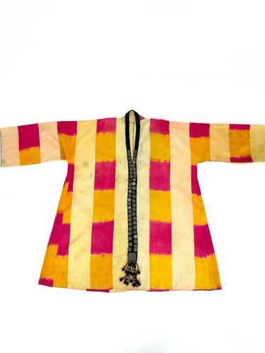 Antique Ikat Silk Chapan