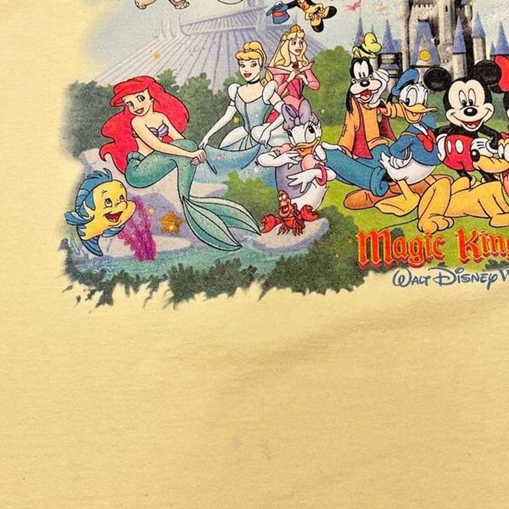 Vintage 90s Disney World Magic Kingdom T-shirt XL… - image 10