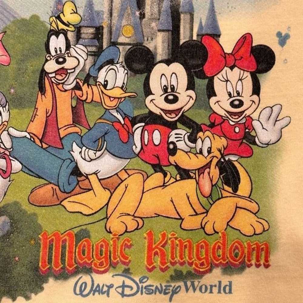 Vintage 90s Disney World Magic Kingdom T-shirt XL… - image 11
