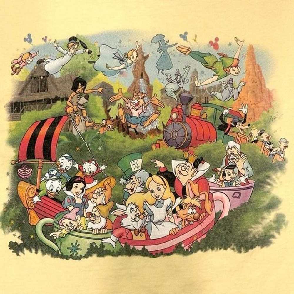 Vintage 90s Disney World Magic Kingdom T-shirt XL… - image 6