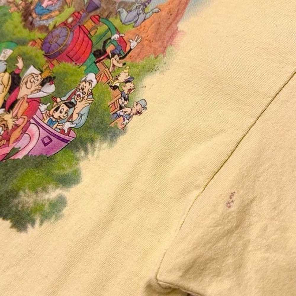 Vintage 90s Disney World Magic Kingdom T-shirt XL… - image 9