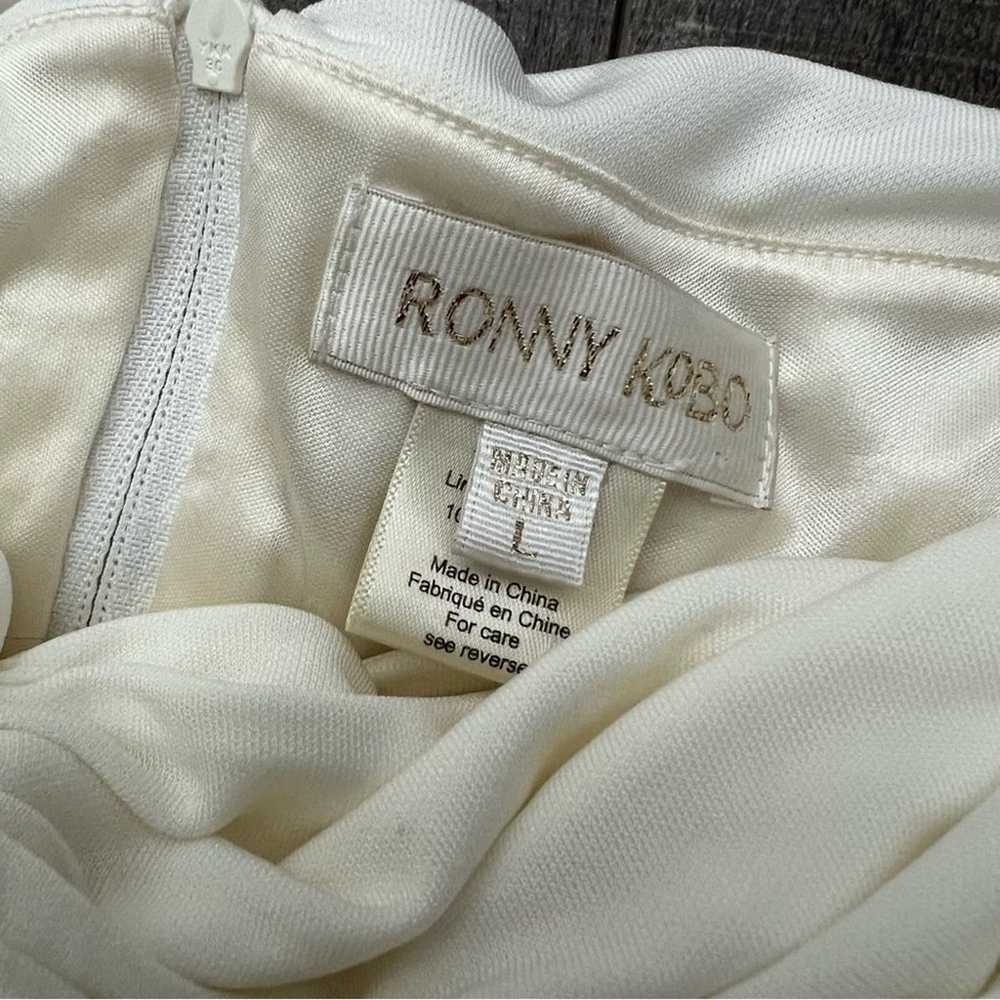 Ronny Kobo Strapless Ronny Rose Crop Top Size Lar… - image 5
