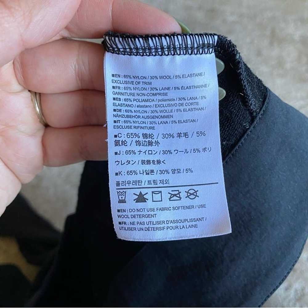 Arc'teryx Black Jacket Wool Lined Snap Front V Ne… - image 10