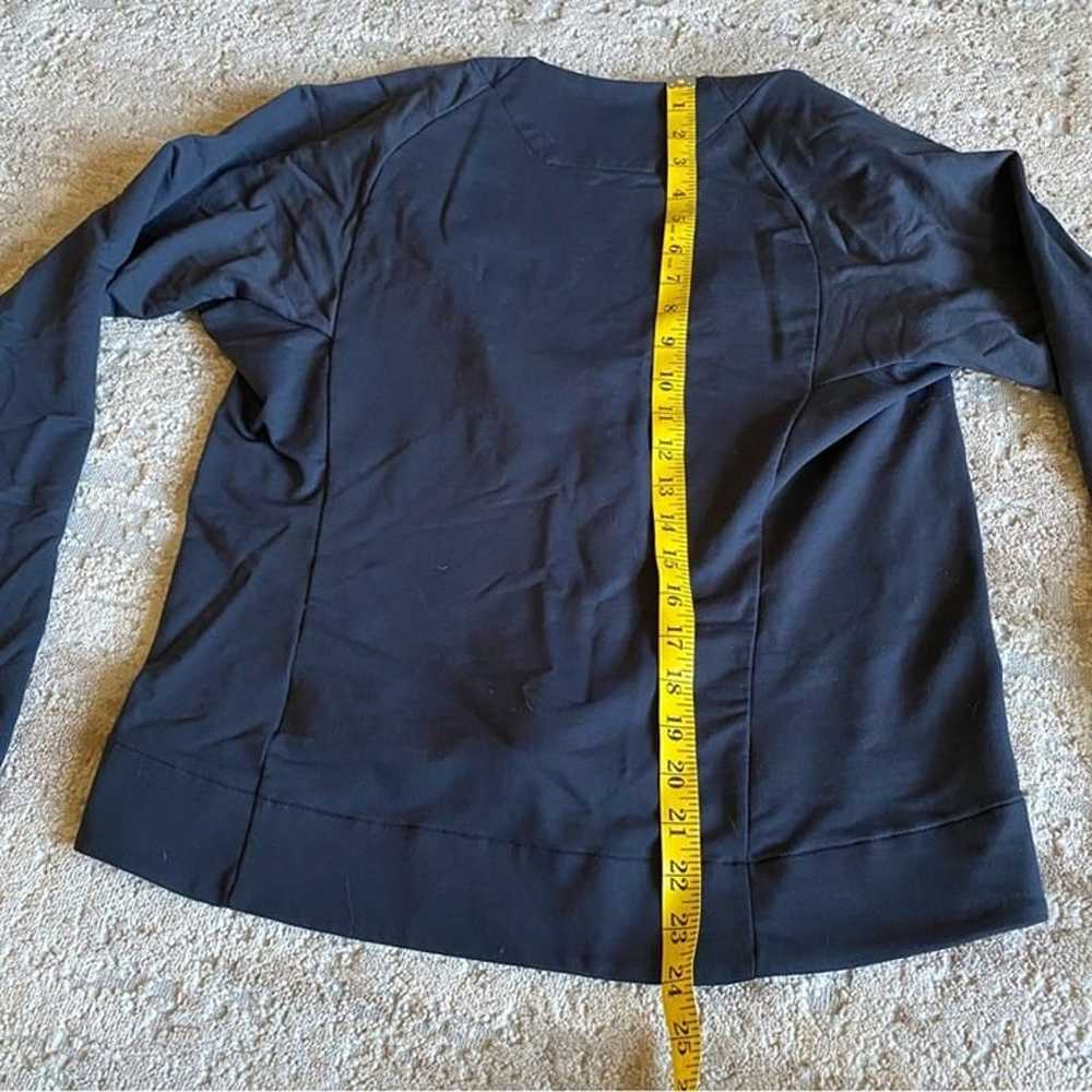 Arc'teryx Black Jacket Wool Lined Snap Front V Ne… - image 8