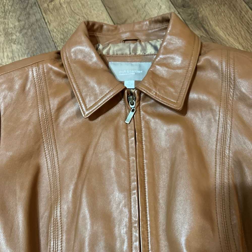 Lambskin Leather Jacket - image 3