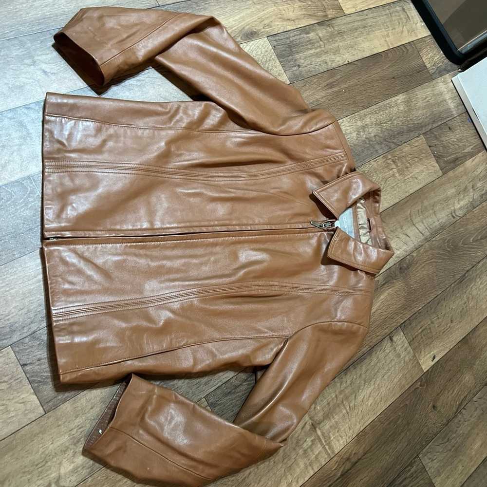 Lambskin Leather Jacket - image 4