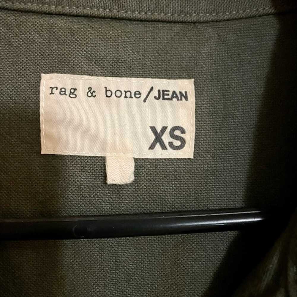 Rag & Bone Chamberlain Jacket Army Green Size X-S… - image 7
