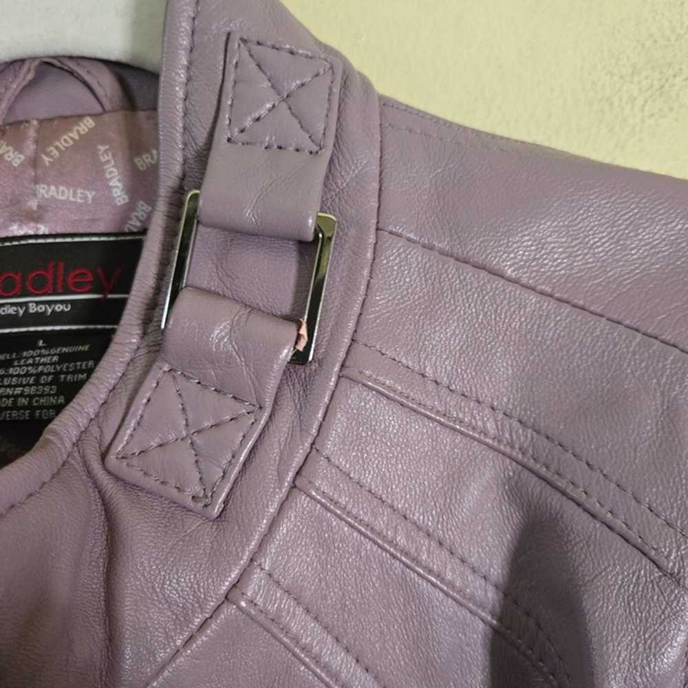 Bradley By Bradley Bayou Lavender Genuine Leather… - image 3
