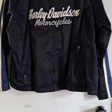Harley Davidson 3W black & blue jacket - image 1