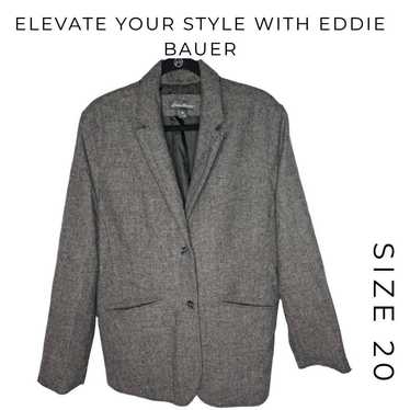 Eddie Bauer Wool Blend Blazer in Size 20 Classic S
