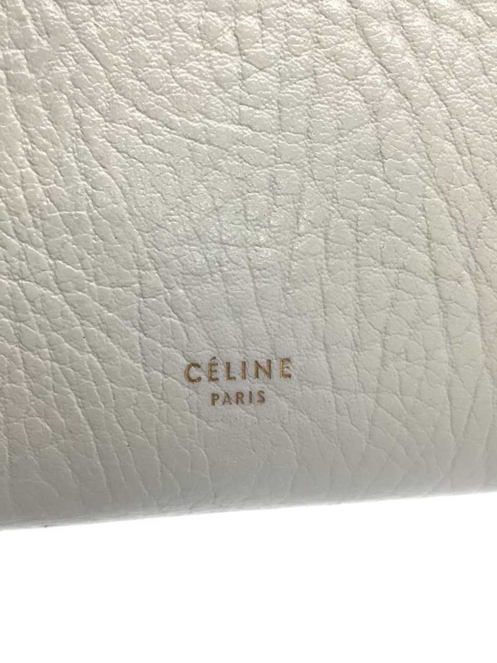 Celine Belt Bag Mini 2Way Leather Wht Blk176103 _… - image 5
