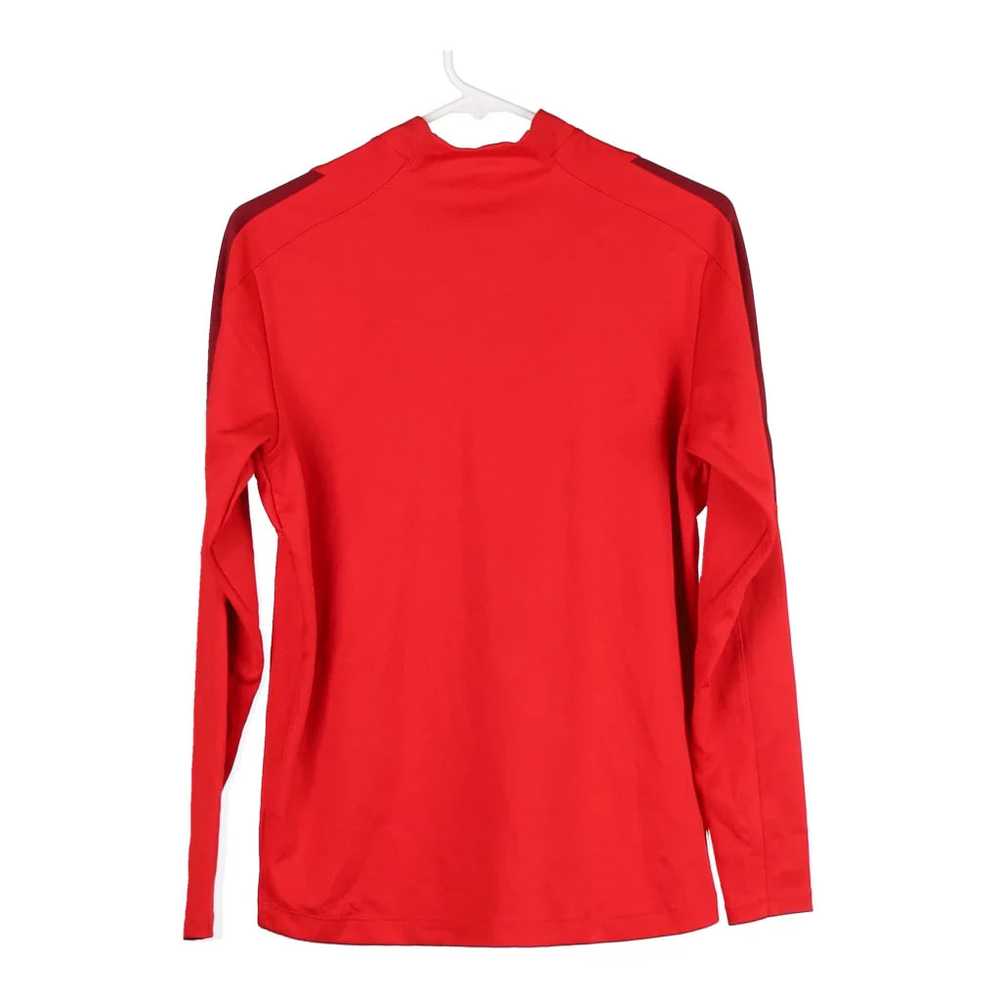 Age 13-15 Nike 1/4 Zip - XL Red Polyester - image 2