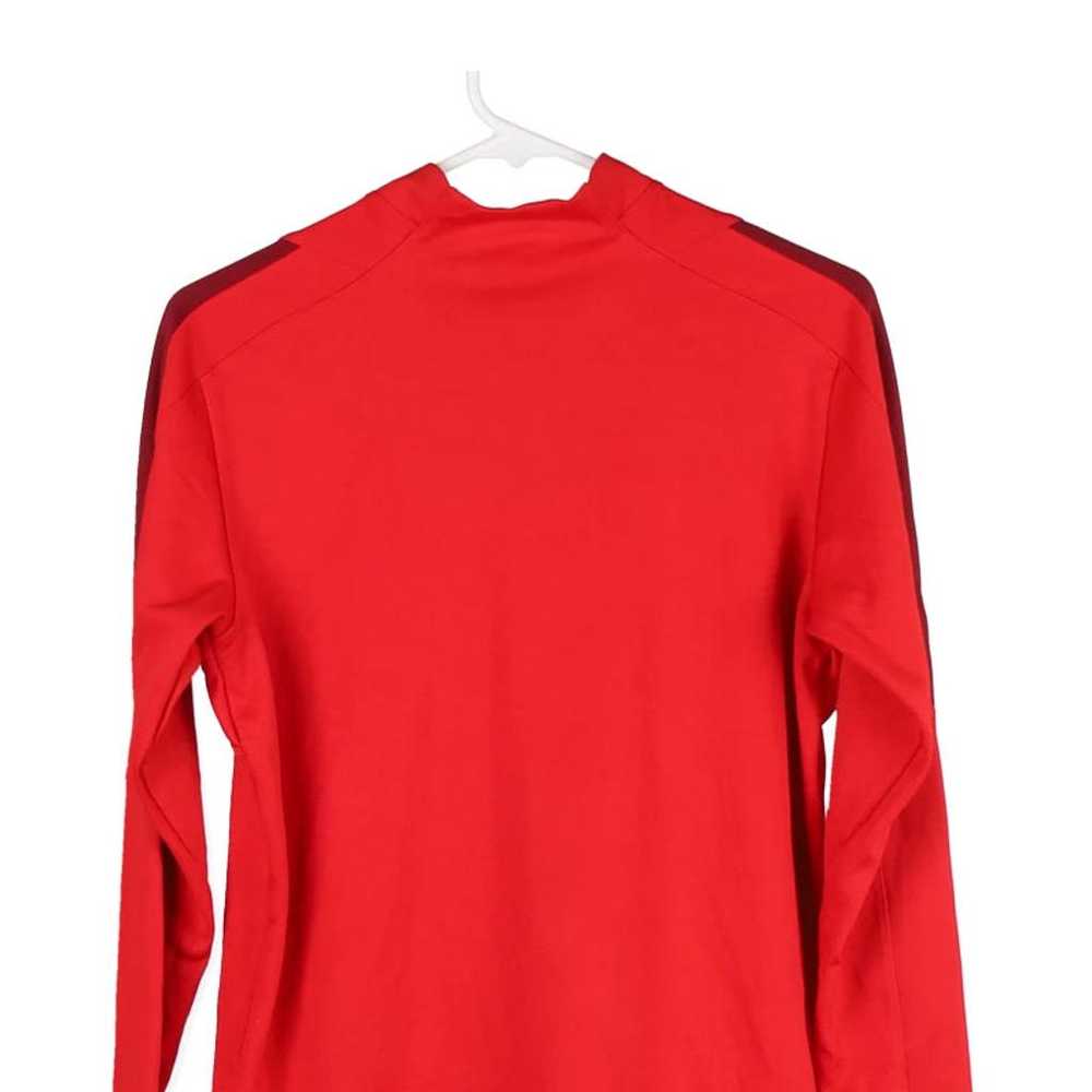 Age 13-15 Nike 1/4 Zip - XL Red Polyester - image 5