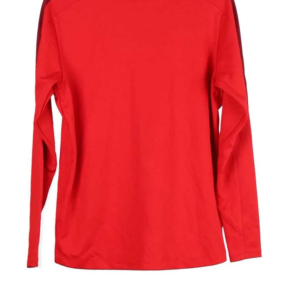 Age 13-15 Nike 1/4 Zip - XL Red Polyester - image 6