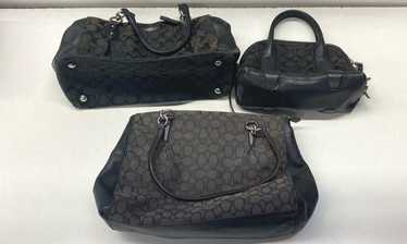 Coach Assorted Bundle Lot Set of 3 Canvas Handbags - image 1