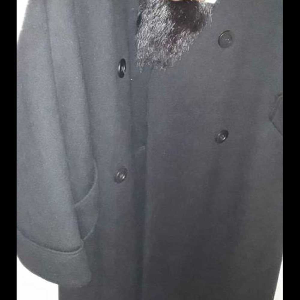 Double Breasted Wool Coat - image 2