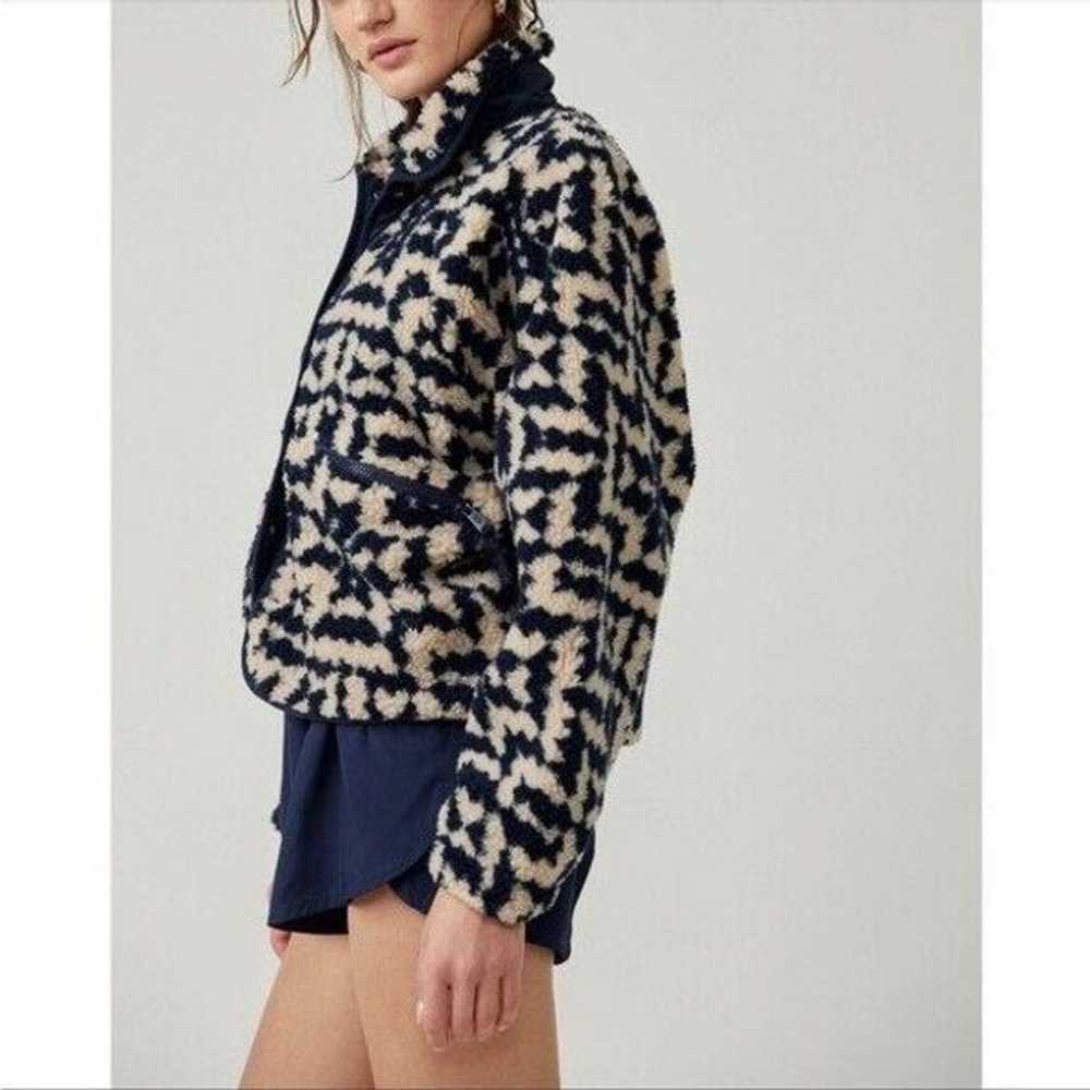 New Free People Rocky Ridge Fleece in Midnight Na… - image 4