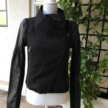 Cut25 Yigal Azrouel Women's Black  Biker Leather … - image 1