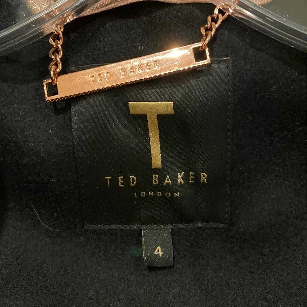 Tes Baker black wool coat - image 3